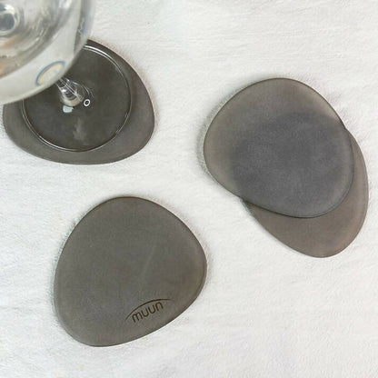 Frosted Glass Coasters Set of 4