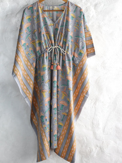 Kaftan Mushroom In Grey