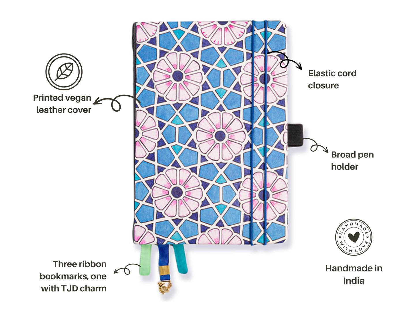 Mughal Jaali Dot Grid Journal