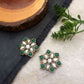 Kundan Mandala Studs