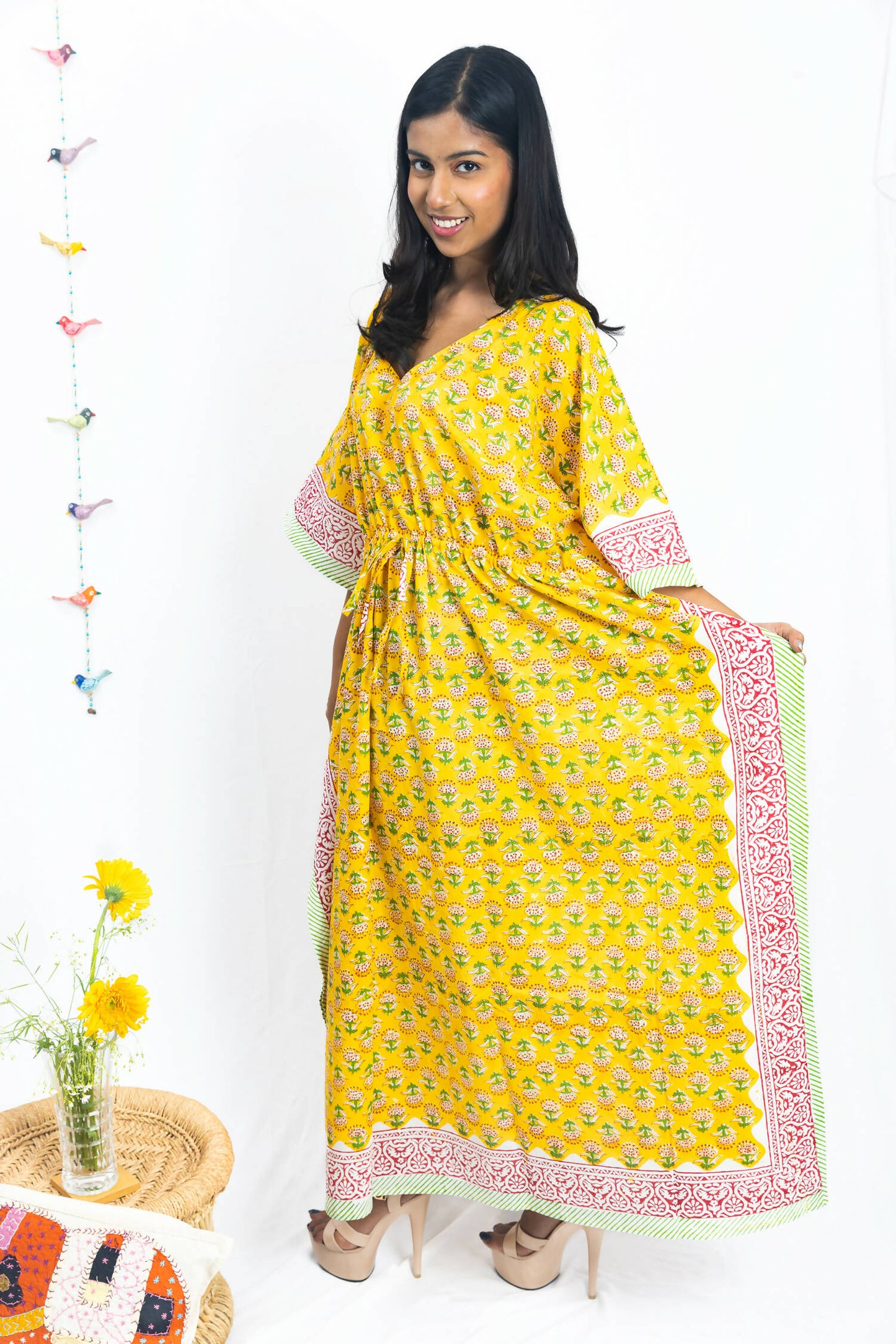 Buoyant Yellow Kaftan