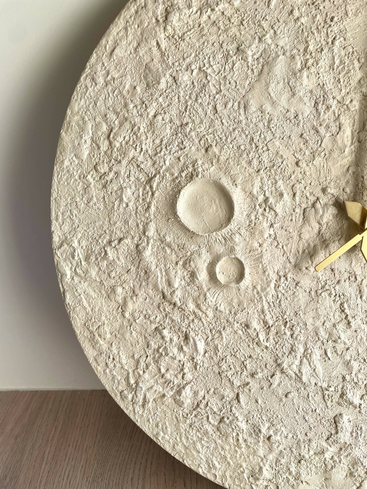 Ivory Moon Clock