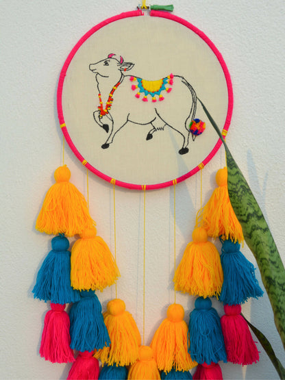 Pichwai Cow Dreamcatcher