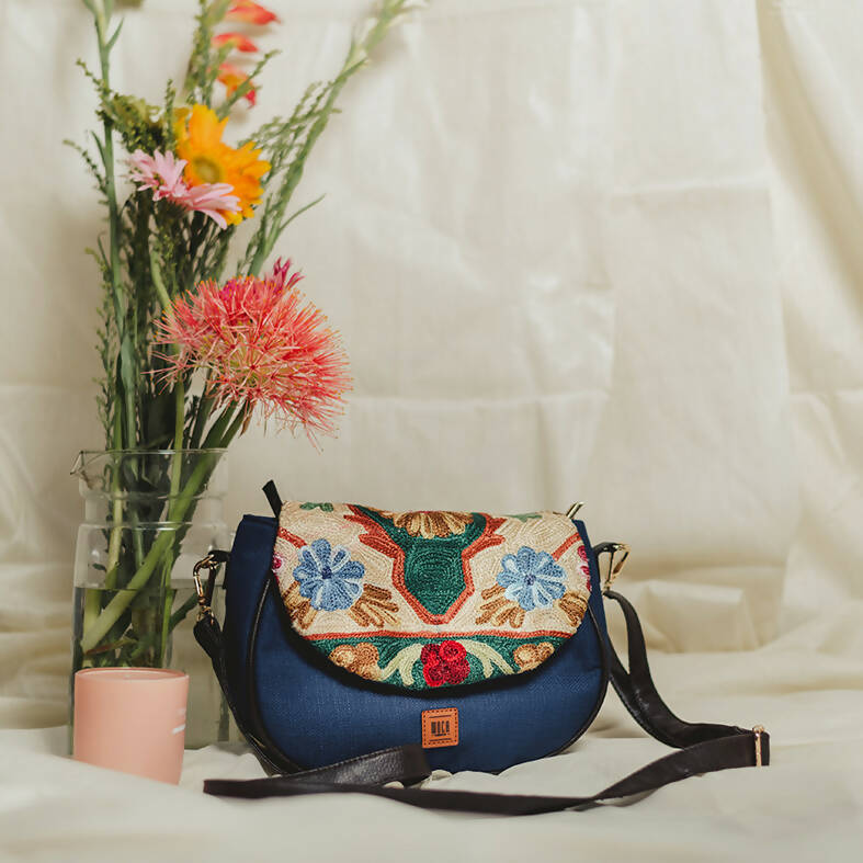 Sillica Blue Sling bag