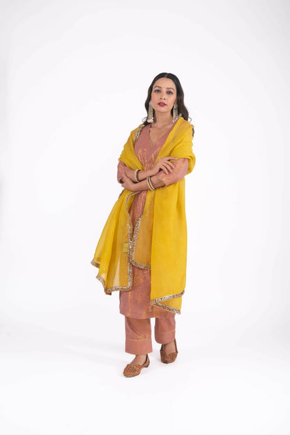 Inara Zari Kurta Set