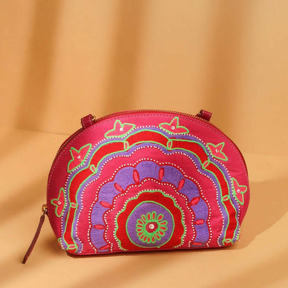 Pink Half-Round Bag