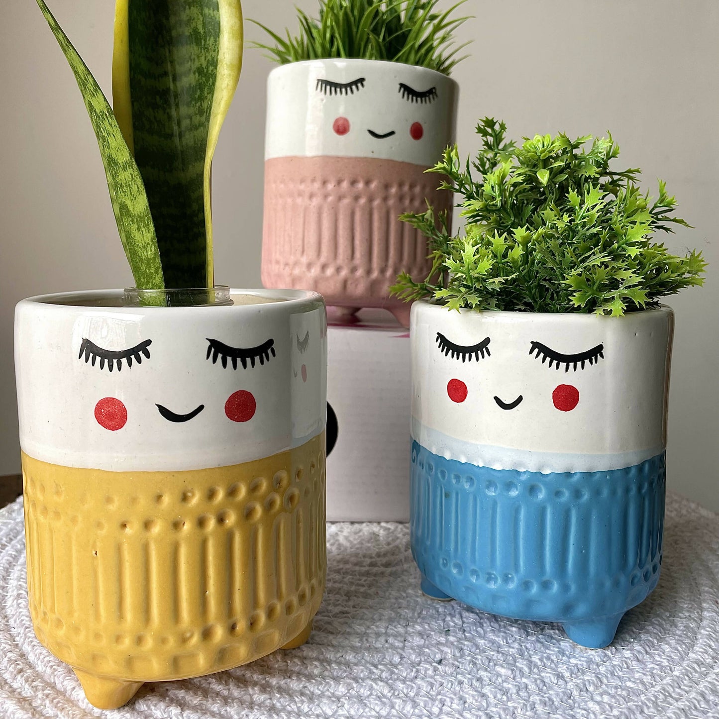 3-Musketeer Planter Set - Set Of 3