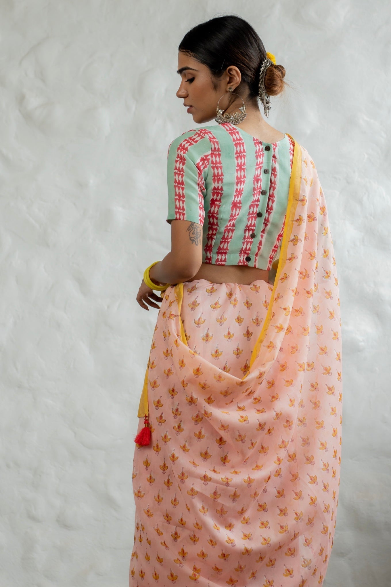 Amaltas Chanderi Saree