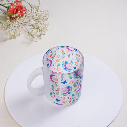 The Moon Child Frosted Glass Mug