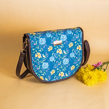 Vintage Blooms Flap Sling Bag