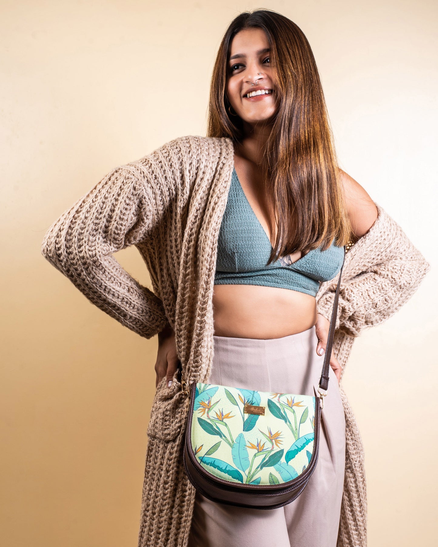 Birds of Paradise Flap Sling Bag