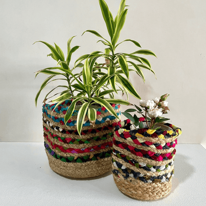 Multicolour Jute Planter