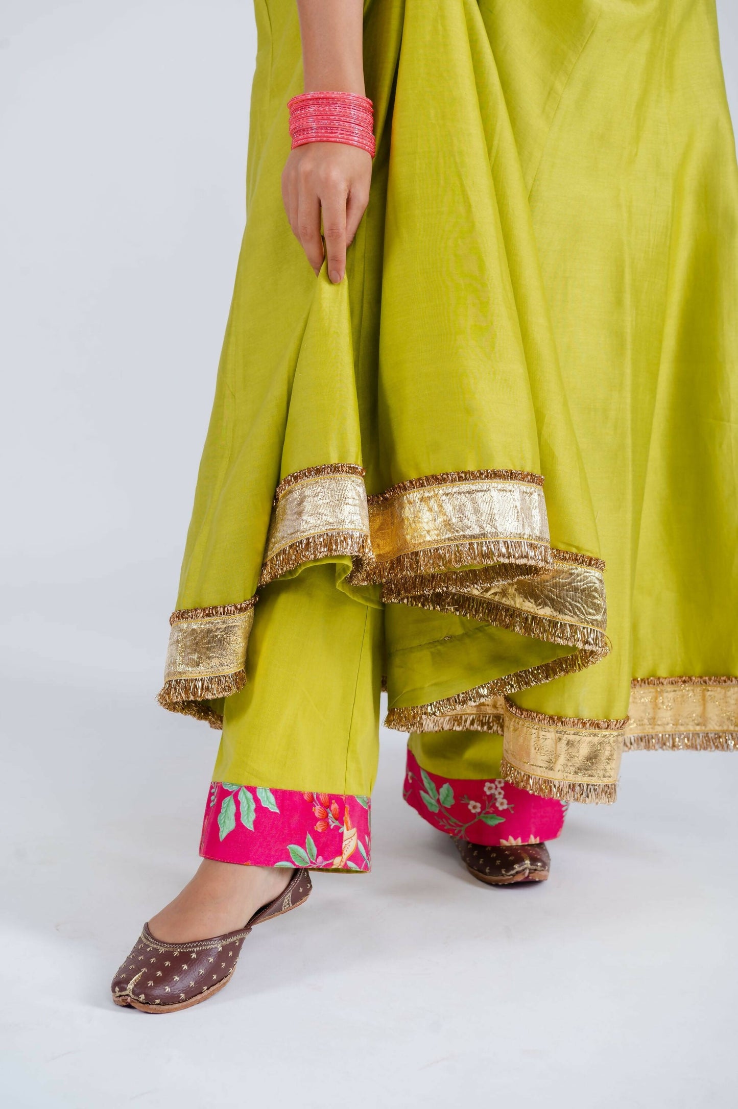 Firdaus Silk Anarkali Set