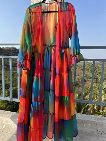 Multicolor Superhero Cape