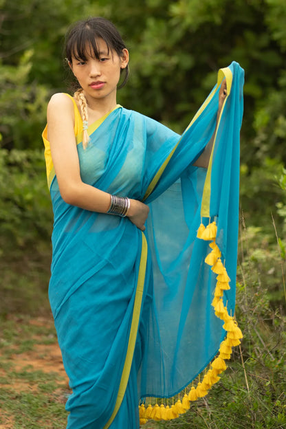 Season of Mist Border Cotton Saree