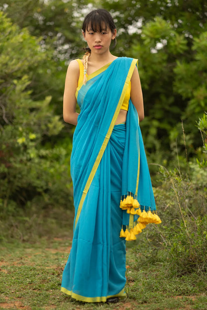 Season of Mist Border Cotton Saree