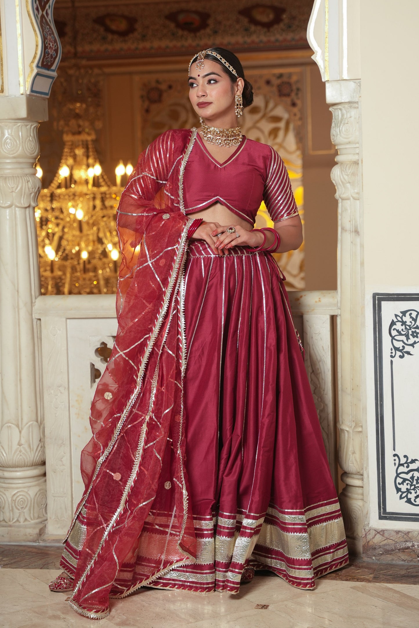 Rajwada Silk Lehenga Set