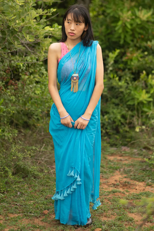 Echo of the Mountains Saree