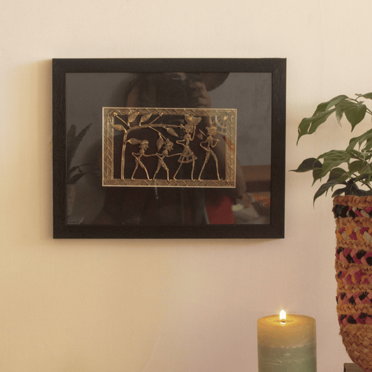 Atrangi Dhokra Wall Frame