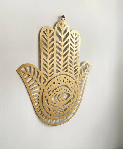 Hamsa Hand Handcrafted Wall Art