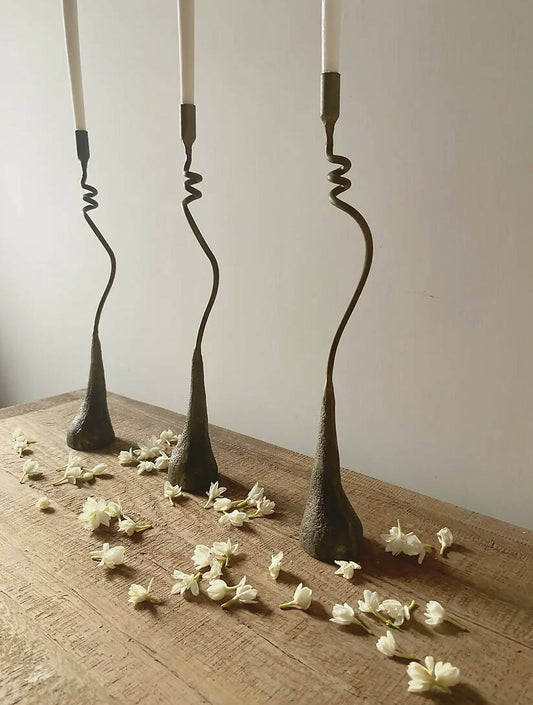 Twisted & Dramatic Candle Stand