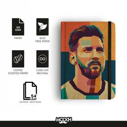 Messi - A5 Handcrafted Diary | Notebook