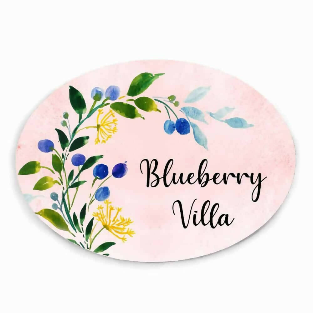 Customized Name Plate - Corner Berry Name Plate