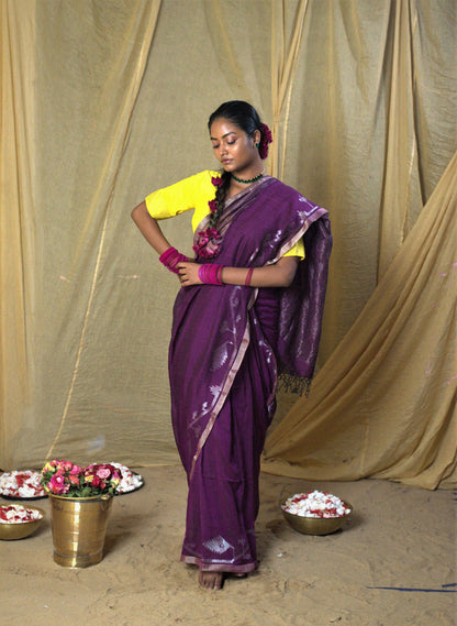 Mrinmayi Handwoven Jamdani Saree