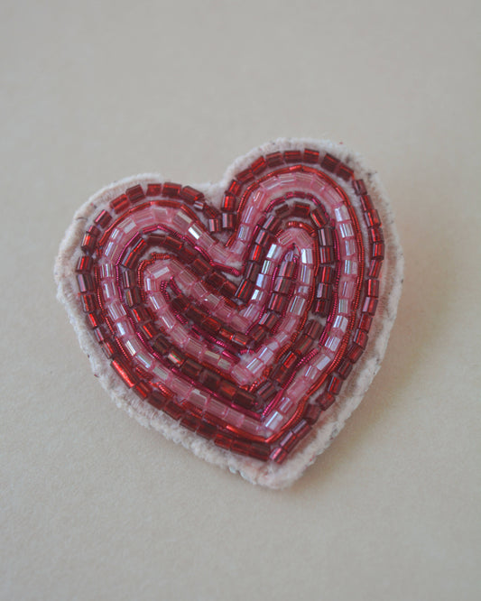 Embroidered Lover Brooch