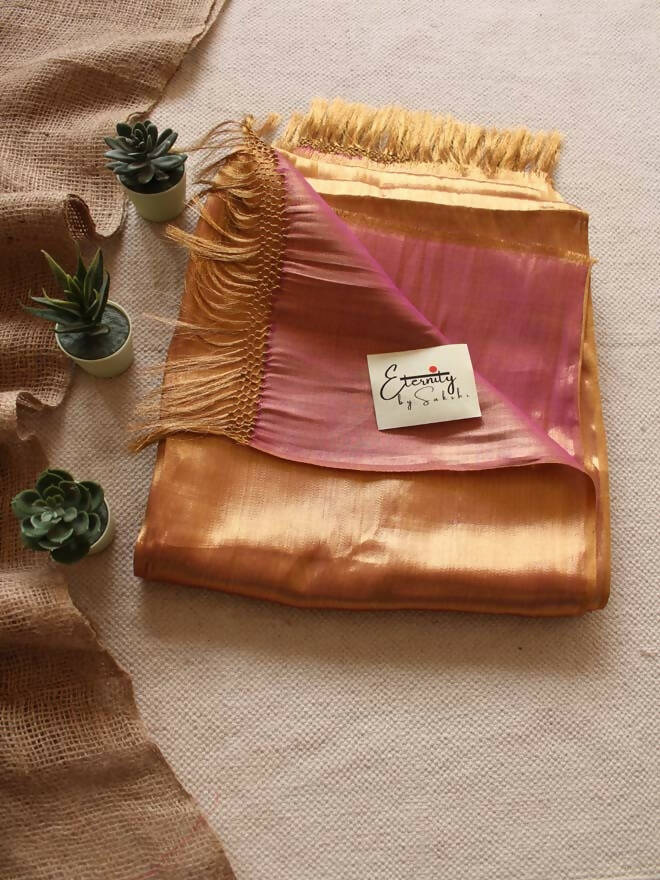Chakor Handloom Cotton With Zari Saree