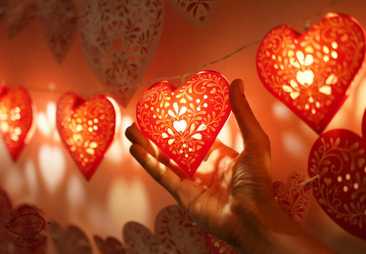 Paper Sweet Hearts Fairy Lights