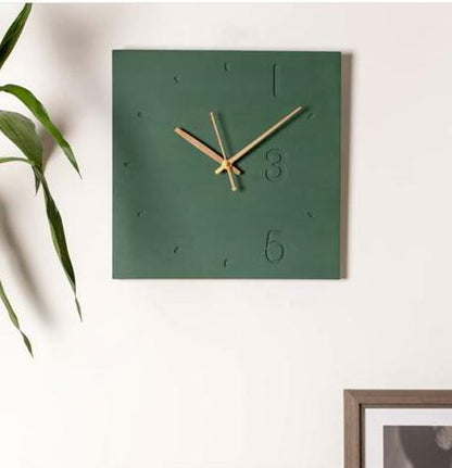 Minimalist Concrete Clock - Square