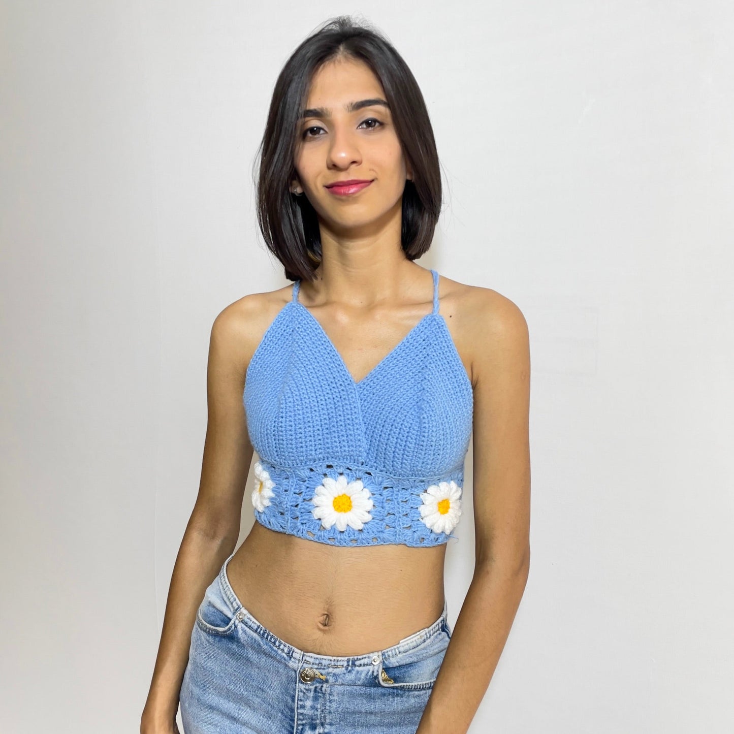 Daisy Crochet Crop Top