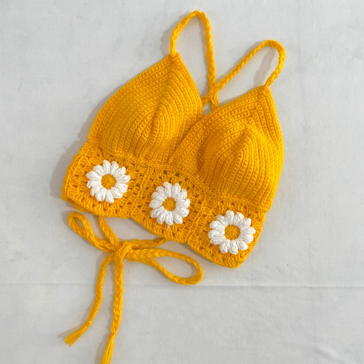 Daisy Crochet Crop Top