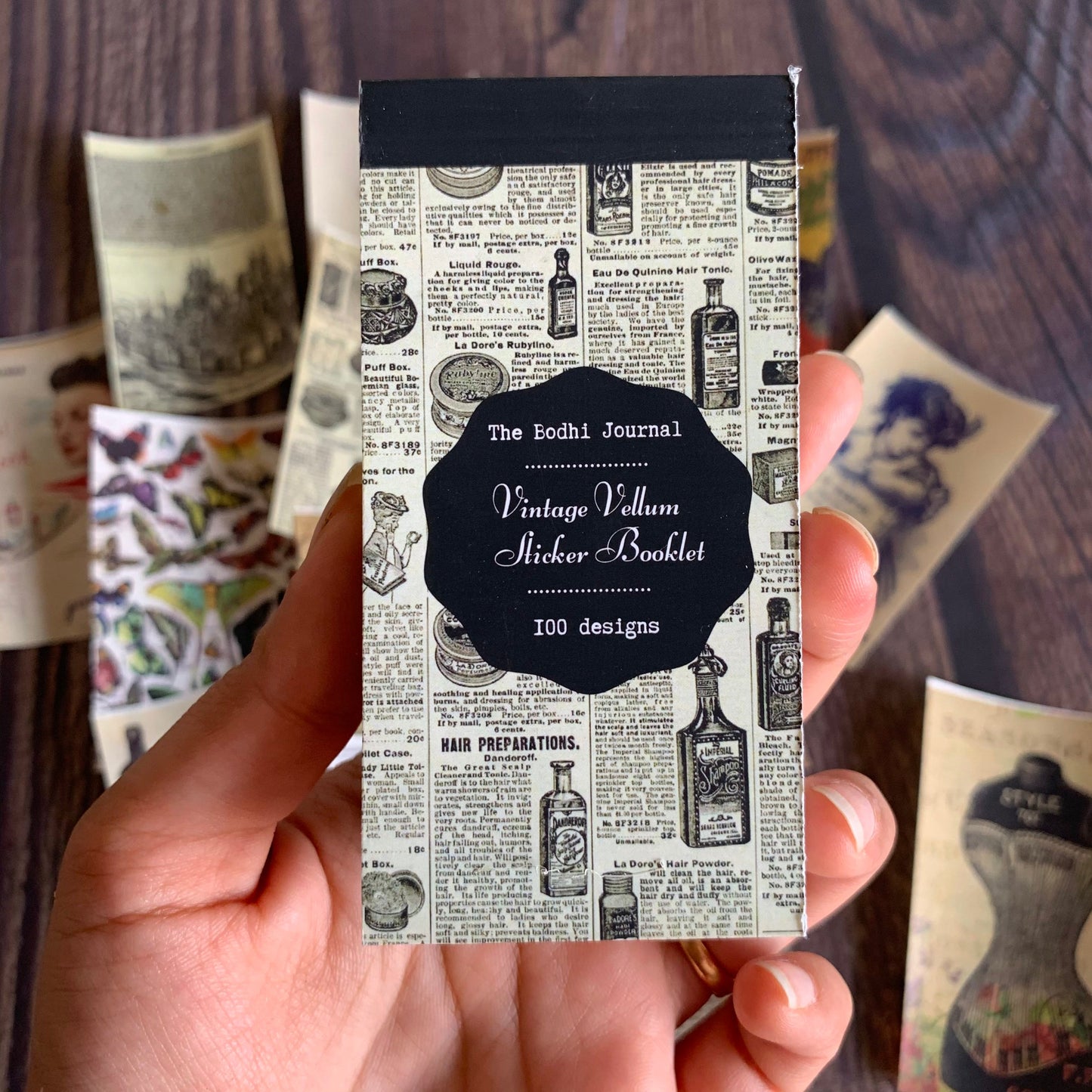 Vintage Vellum Sticker Booklet