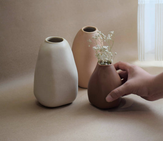 The Trio Ceramic Vase Set