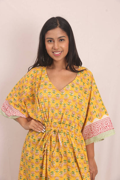 Buoyant Yellow Kaftan