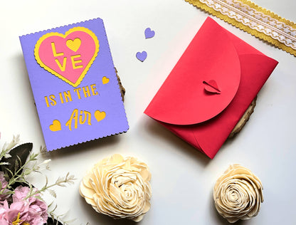 Love is in the air card