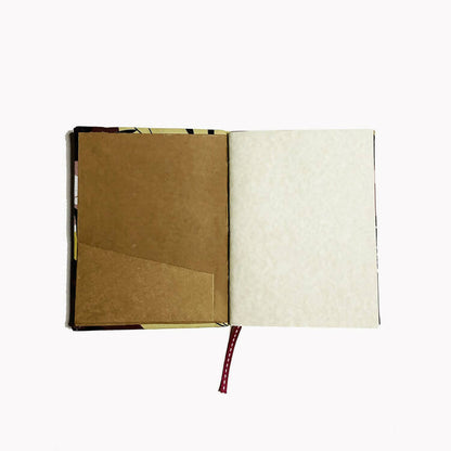 Maroon Floral Tie Up Diary
