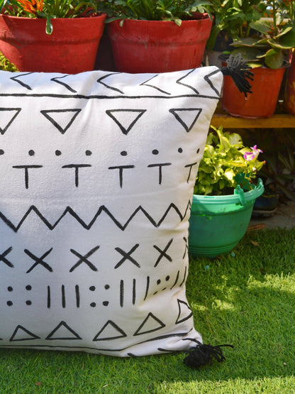 Tribal Handpainted Cushion Cover