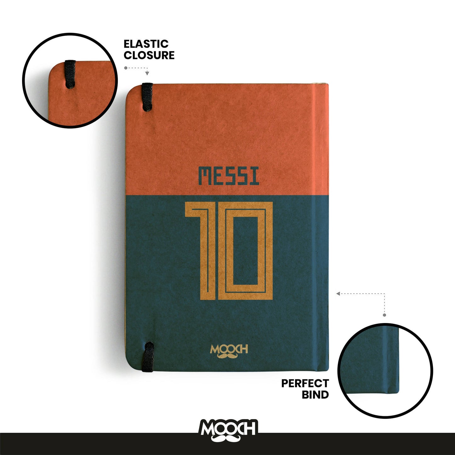 Messi - A5 Handcrafted Diary | Notebook
