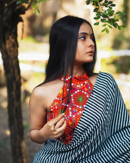 Red Rangeela Blouse