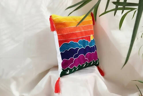 Rainbow - Hand Embroidered (Pack of 1)