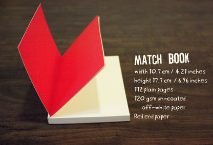 Brave Heart Match Notebook