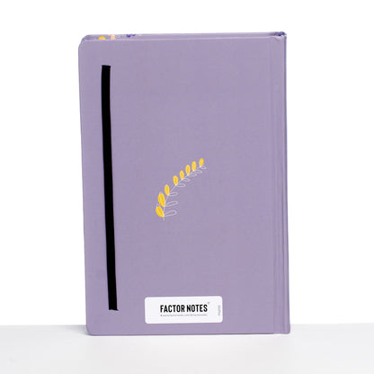 The Lavender Wildflower - Designer Hard Cover Notebooks