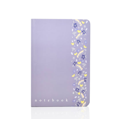 The Lavender Wildflower - Designer Hard Cover Notebooks