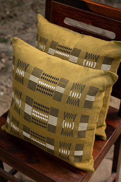 Naga Cushion Cover Brown