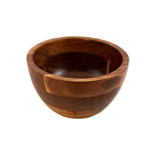 Serving Bowl Wooden U Shaped