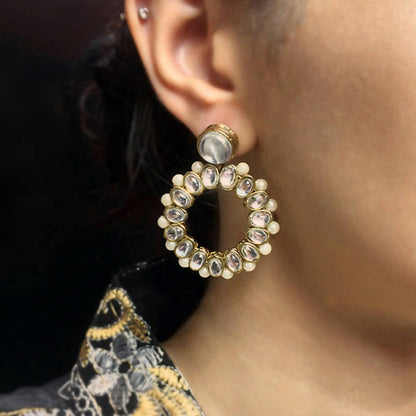 Kundan Hoops