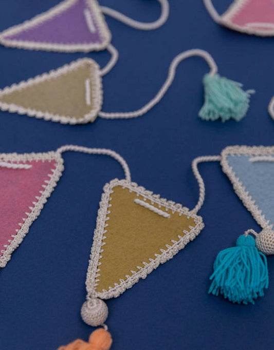 Kids Room Decor Bunting Triangles